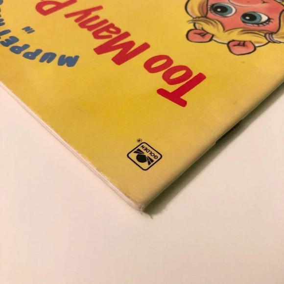Vintage 1991 Too Many Promises Muppet  Kids Childrens Golden Look Look Book - Picture 6 of 16